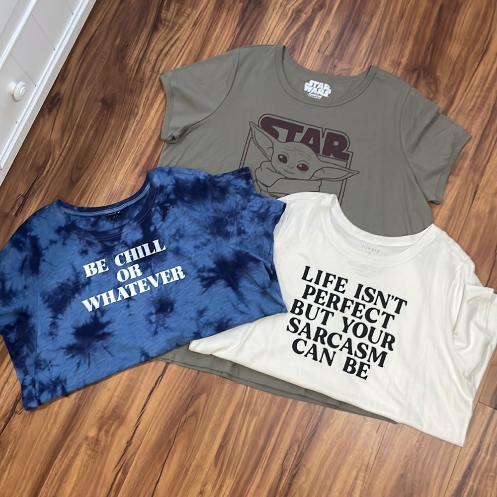 NWOTs Torrid Shirts - Size 2: All for one price!